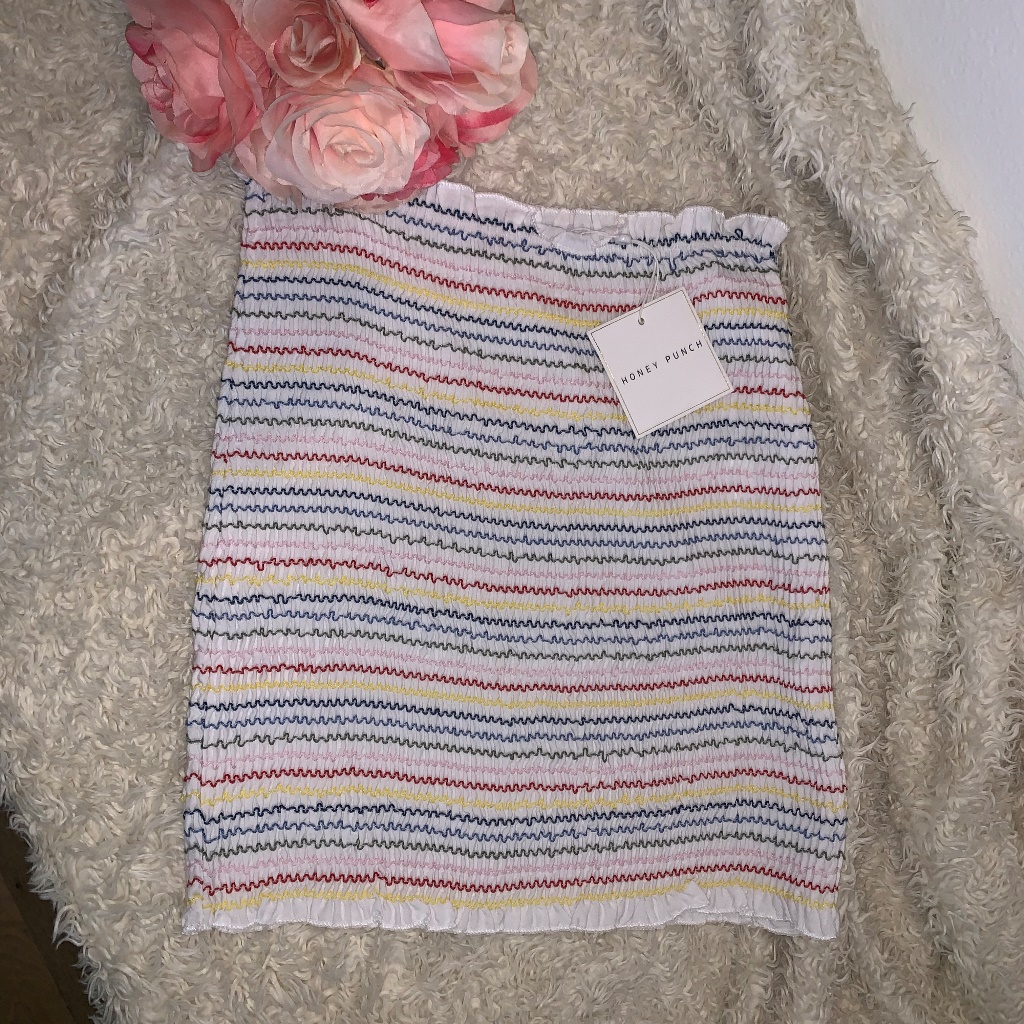 Nwt Honey Punch Stretch Skirt Sz. Small